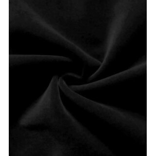 Velvet black width 150 cms 100% cotton DIN 4102 B1 and M1