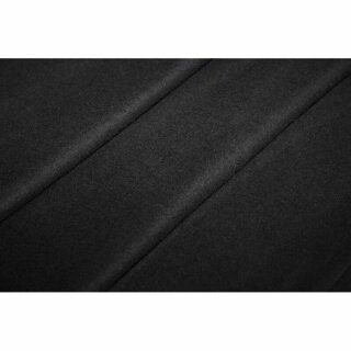 Stage molleton, black, 300 cm wide, 300 g/m², 100% cotton, flame retardant, DIN 4102 B1 EN 13501-1