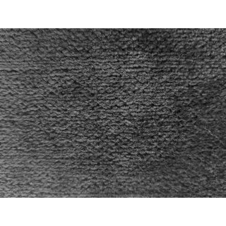 SALE Thermostoff Chenille 140 cm breit, schwarz, 70% Polyester 30% Baumwolle