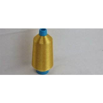 PhiloTeXX® Rundgarn  Echtsilber metallisierte Oberfläche Nm 23 Farbe gold
