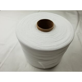 1 kg Nonwoven tapes raw white Nm 17 Cutting width 3 mm...