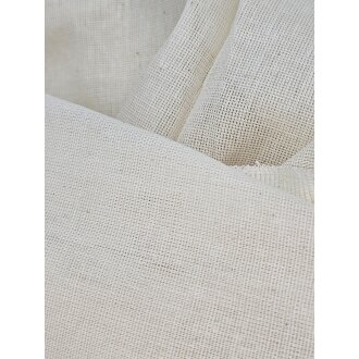 Schleiernessel 100% Baumwolle  flammenhemmend DIN 4102 B1/EN13773-c1 420 cm breit natur