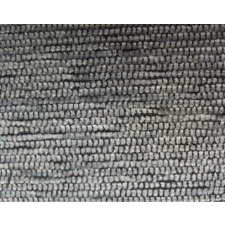 SALE Thermostoff Chenille 140 cm breit, grau, 70% Polyacryl 30% Polyester - waschbar
