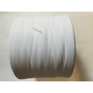 1 kg Nonwoven ribbon raw white Nm 10 Cutting width 5 mm...
