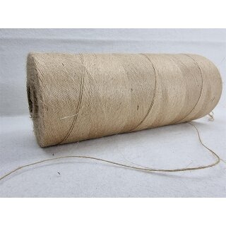 Jute yarn Nm 5/1 natural yarn 100% jute 10 kg bobbin