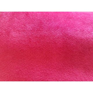 Velvet, magenta 140 cm widht, 290g/m², 100% Polyester