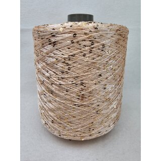 1,2 kgs sequin yarn 42,00 ?/kg 100% Polyester Nm 5,2...