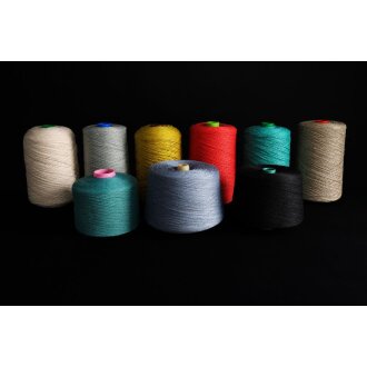 Fil de lin blanc et coloré 100% lin