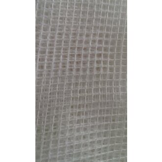 Baumwollgitternetz 110 g/m² 100% Baumwolle flammenhemmend ausgerüstet DIN 4102 B1 sprinklertauglich VDS zertifiziert, weiß, 310 cm breit