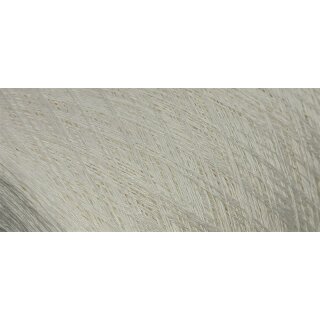 1 kg linen thread bleached white, 100% linen Nm 15/2 white bleached flax on cone