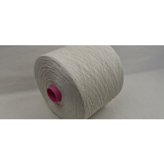 1 kg linen thread bleached white, 100% linen Nm 15/2 white bleached flax on cone