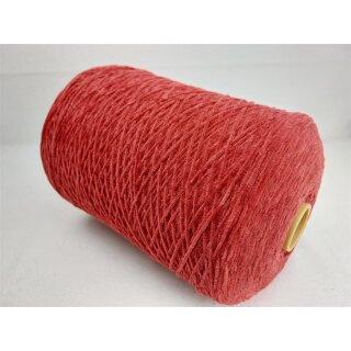 Baumwolle Chenille Garn  bordeaux Nm 4