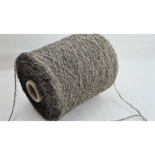 Baumwolle Chenille  Garn grau