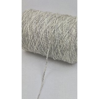 Boucle Garn rohweiß/meliert Nm 0,4